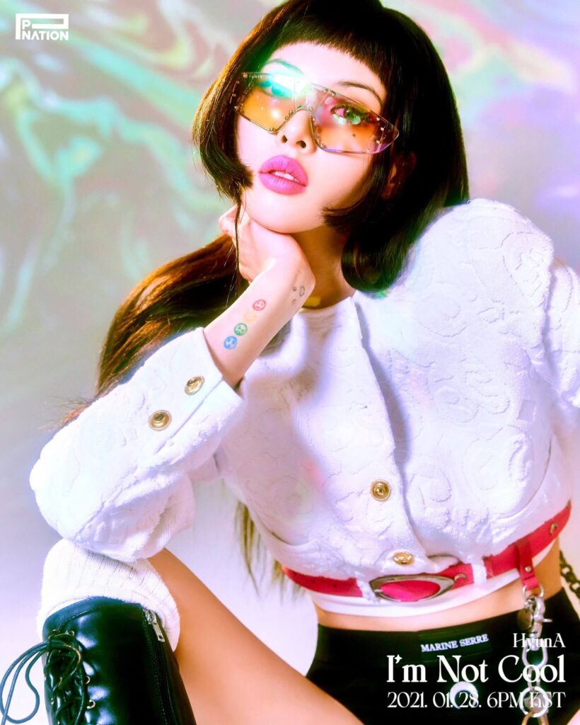 Lirik Lagu I'm Not Cool - HyunA Han+Rom+Ind+Eng Version Terjemahan